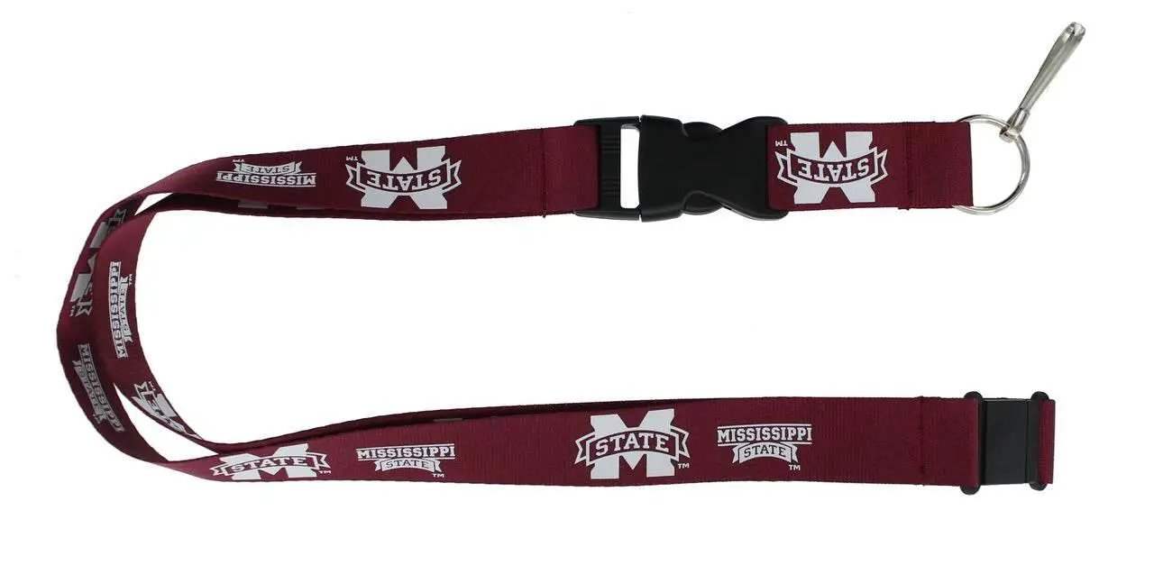 Mississippi State Bulldogs Lanyard Maroon Aminco Breakaway - ToylandEU