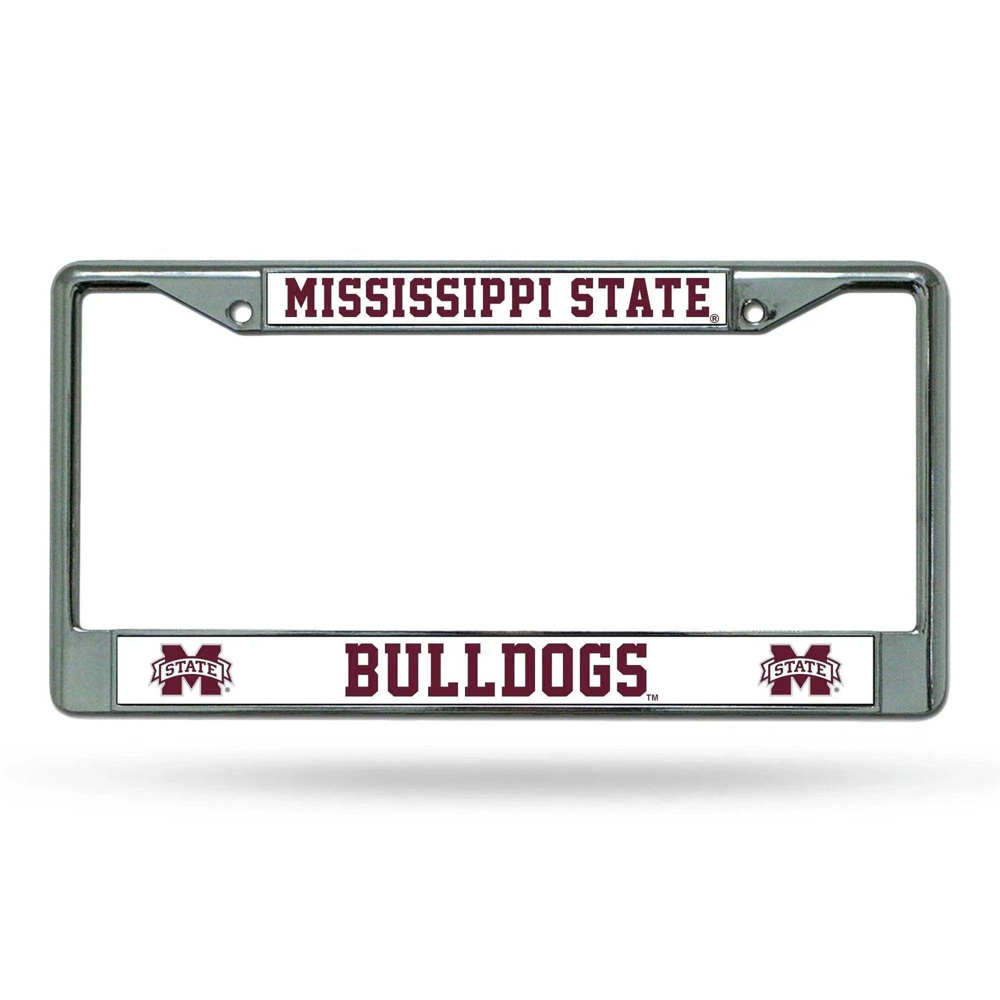  Mississippi State Bulldogs License Plate Frame Chrome -  ToylandEU™