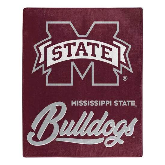 Mississippi State Bulldogs Raschel Blanket 50x60 Signature - ToylandEU