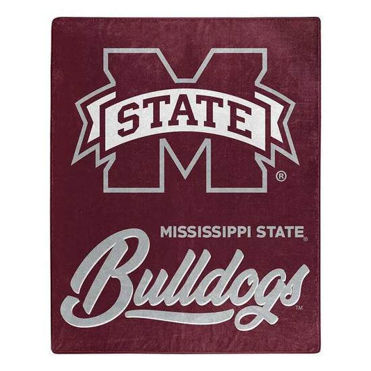Mississippi State Bulldogs Raschel Blanket 50x60 Signature - ToylandEU