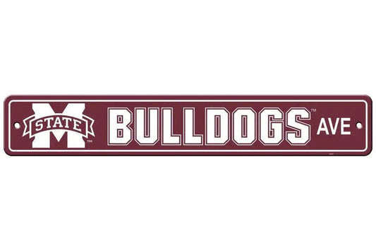  Mississippi State Bulldogs Street Sign 4X24 Plastic Decor -  ToylandEU™
