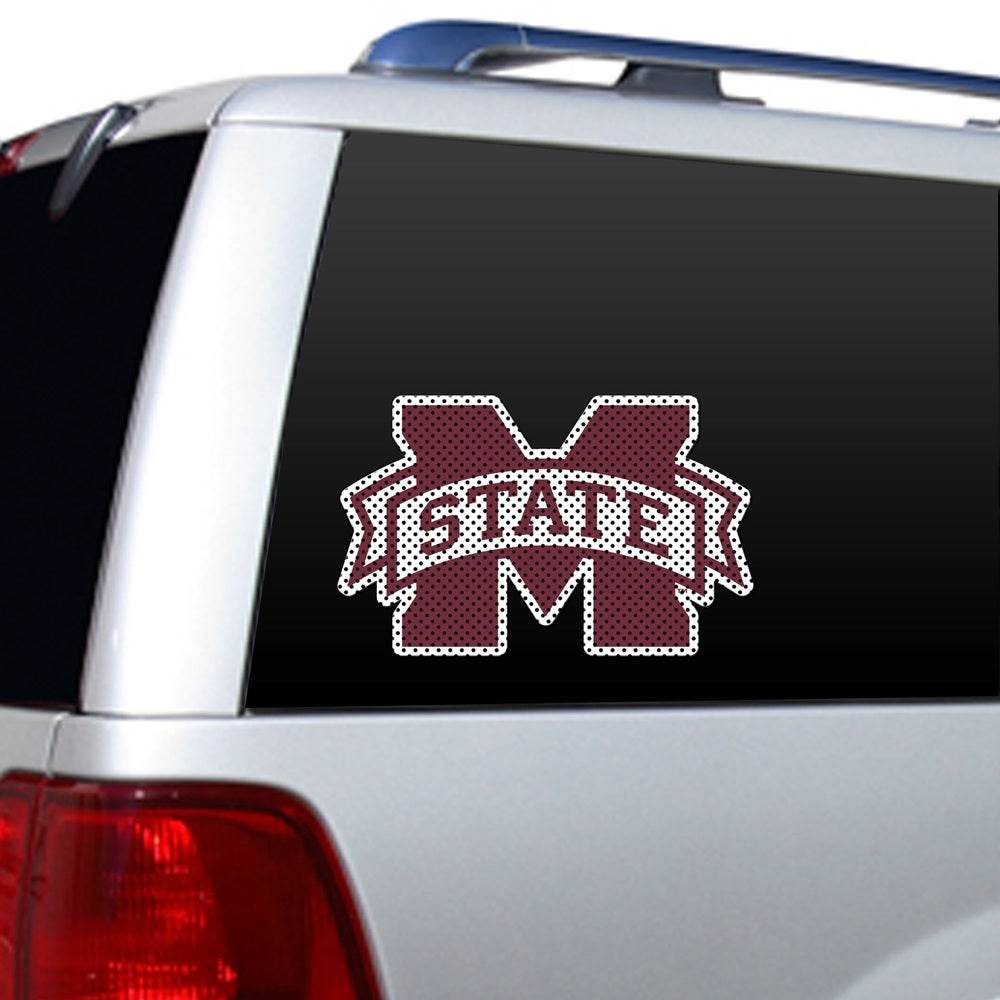 Mississippi State Bulldogs Window Film Die Cut 12 Inch - ToylandEU