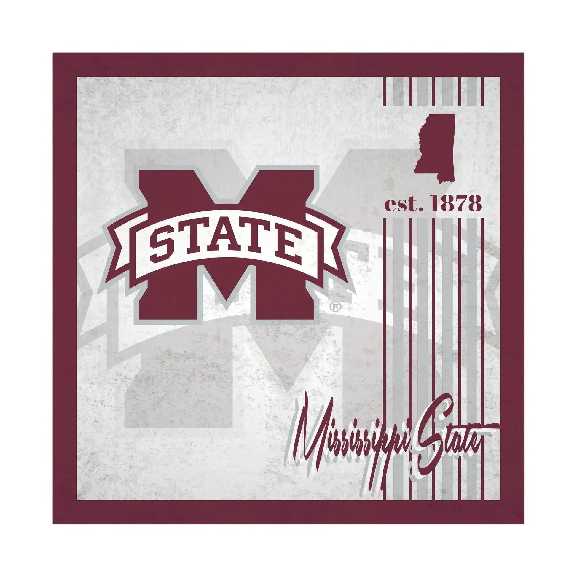  Mississippi State Bulldogs Wood Sign 10x10 Album Design -  ToylandEU™