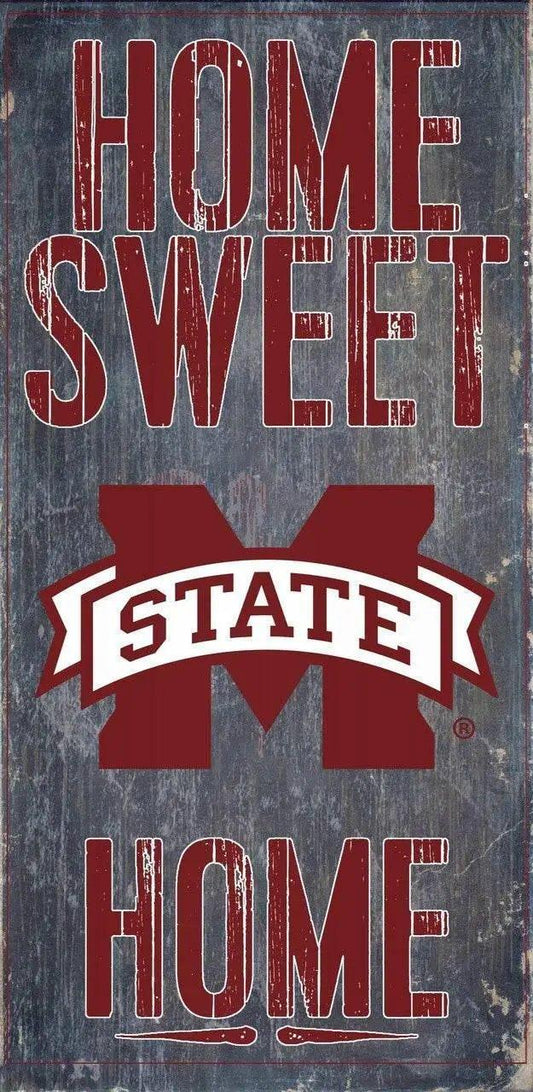  Mississippi State Bulldogs Wood Sign Home Sweet Home 6x12 -  ToylandEU™