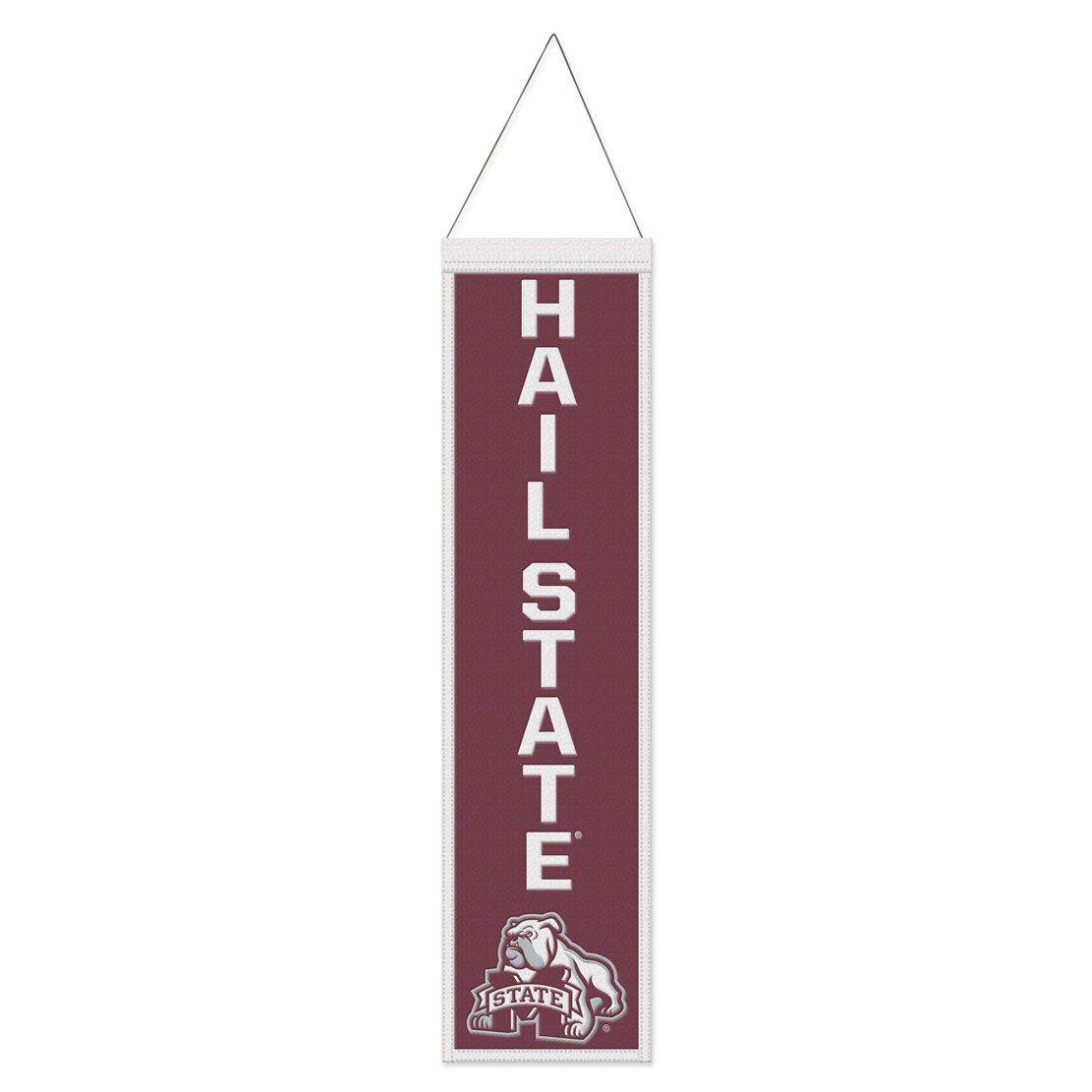Mississippi State Bulldogs Wool Banner 8x32 Heritage Slogan - ToylandEU