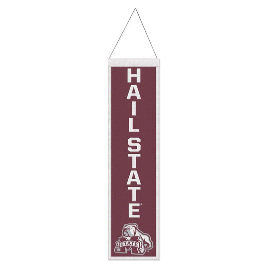 Mississippi State Bulldogs Wool Banner 8x32 Heritage Slogan - ToylandEU