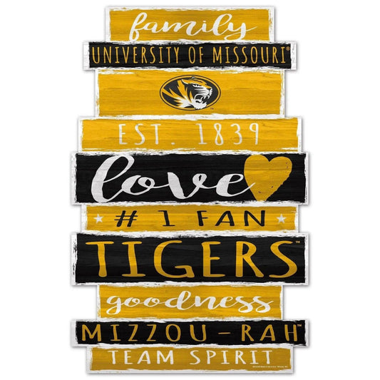  Missouri Tigers 11x17 Wood Family Word Sign for Home Decor -  ToylandEU™