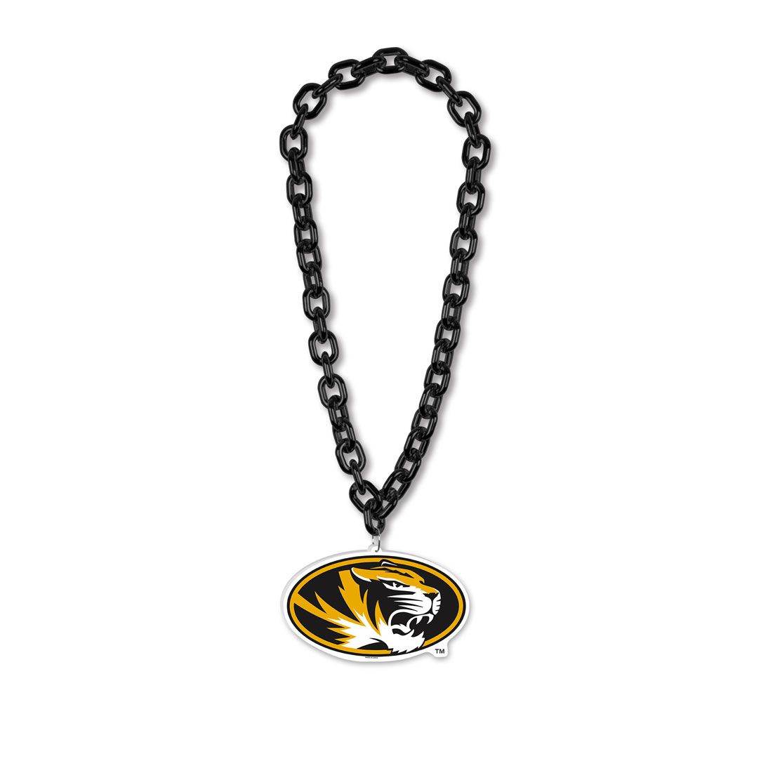 Missouri Tigers Foam Logo Necklace On 38 Inch Chain - ToylandEU