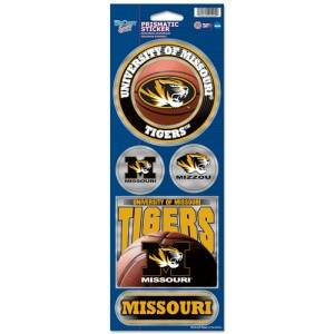 Missouri Tigers Holographic Prismatic Sticker Sheet 4x12 - ToylandEU