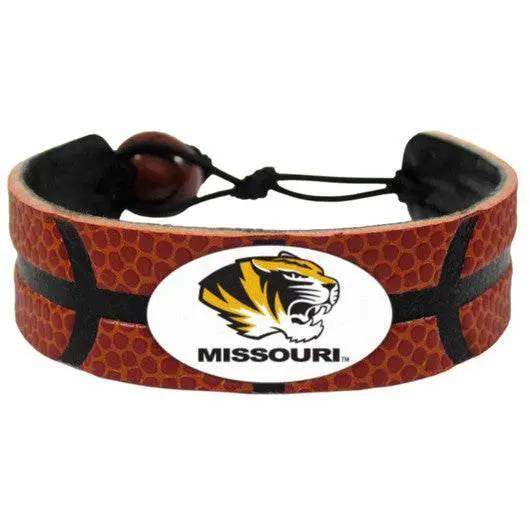 Missouri Tigers Leather Basketball Bracelet Ceramic Bead - ToylandEU