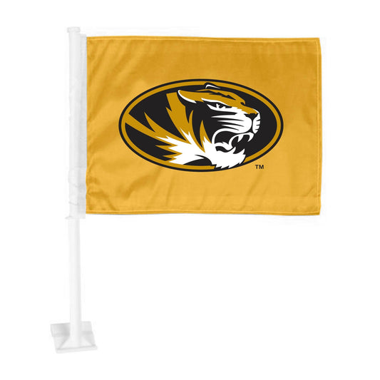 Missouri Tigers Nylon Car Flag Primary Logo With Clip - ToylandEU