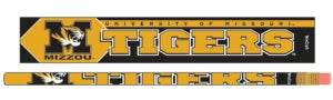 Missouri Tigers Pencils 6 Pack Special Order For Fans - ToylandEU