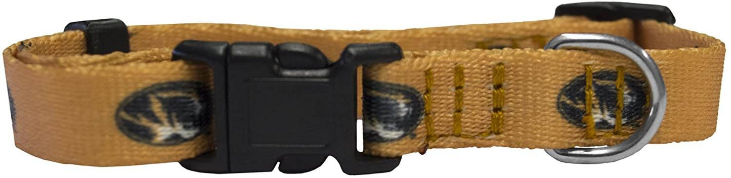 Missouri Tigers Pet Collar Size L Colorful Team Pattern - ToylandEU