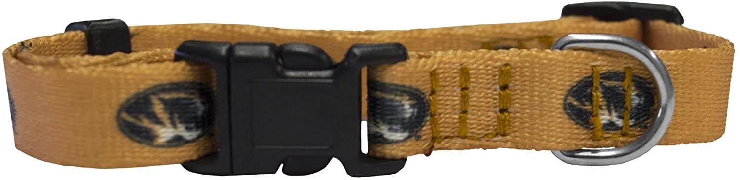 Missouri Tigers Pet Collar Size L Colorful Team Pattern - ToylandEU