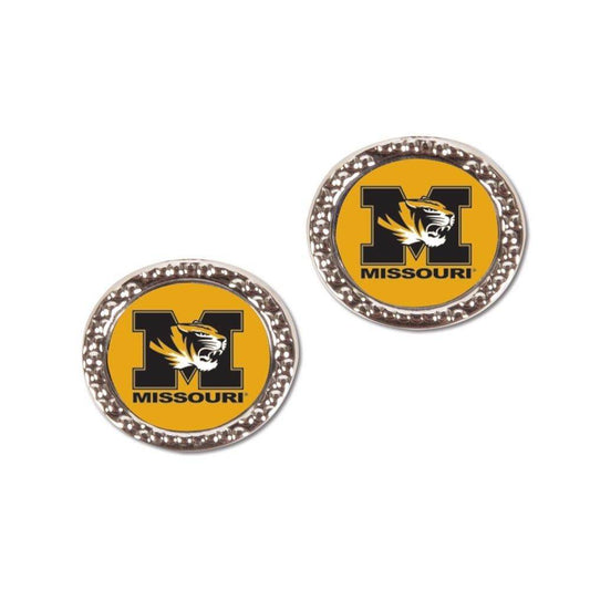 Missouri Tigers Post Style Earrings Special Order Licensed - ToylandEU