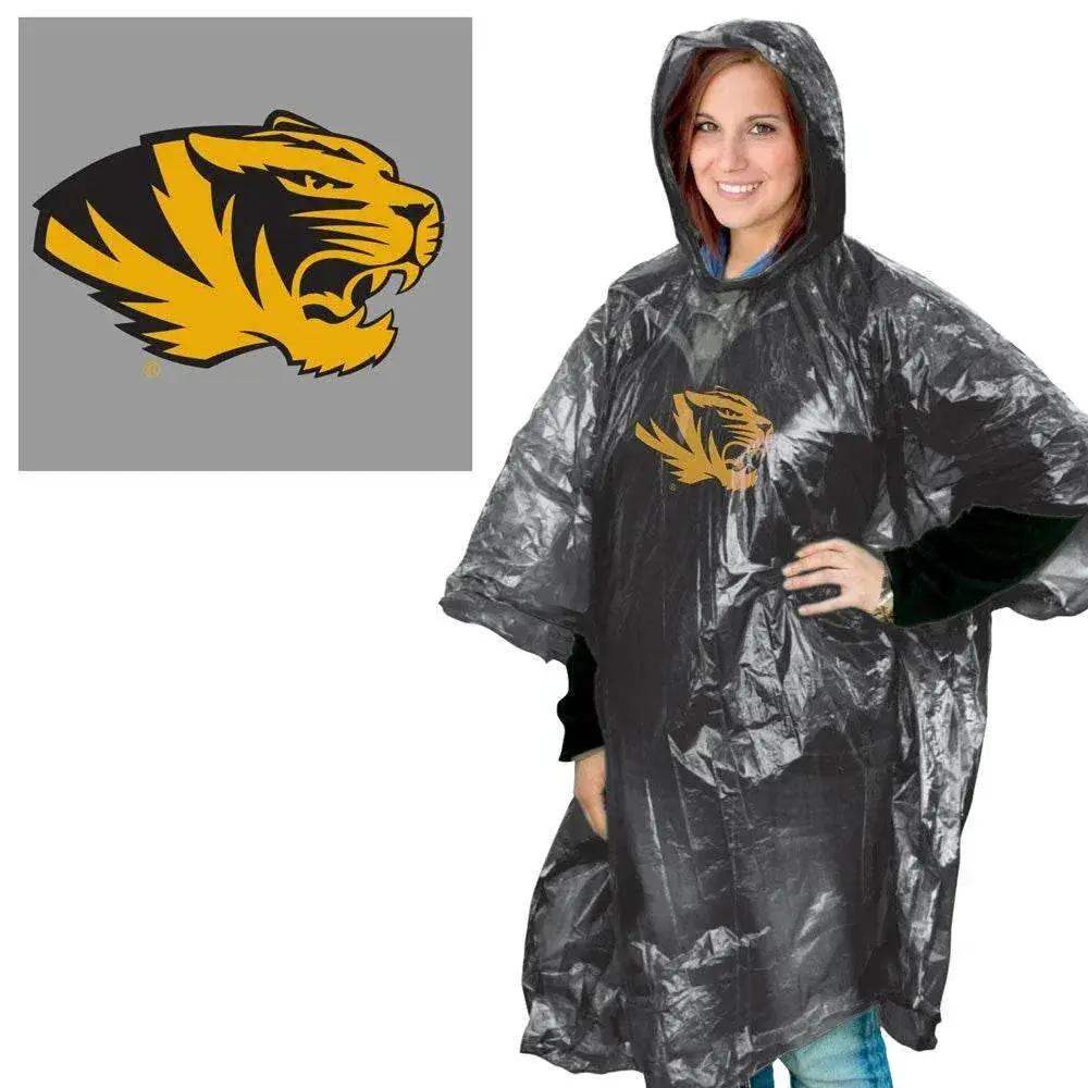  Missouri Tigers Rain Poncho Lightweight One Size Fits Most -  ToylandEU™