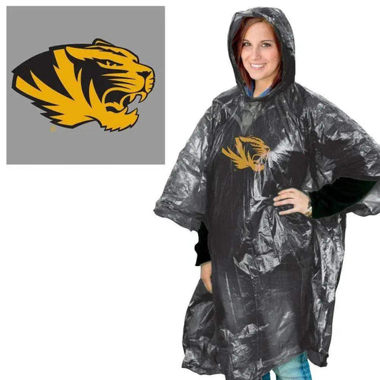  Missouri Tigers Rain Poncho Lightweight One Size Fits Most -  ToylandEU™