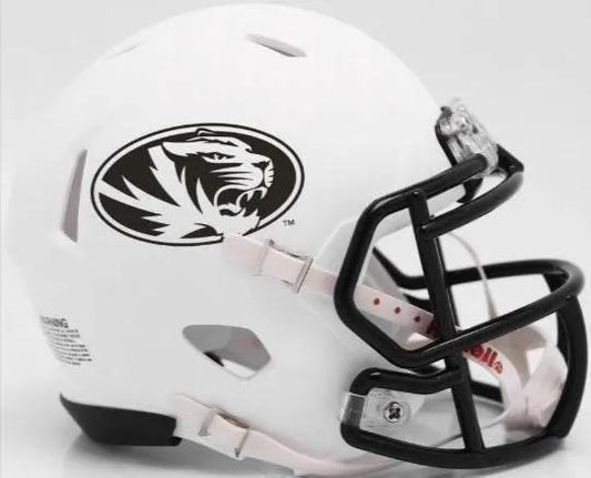  Missouri Tigers Riddell Matte White Mini Speed Style Helmet -  ToylandEU™