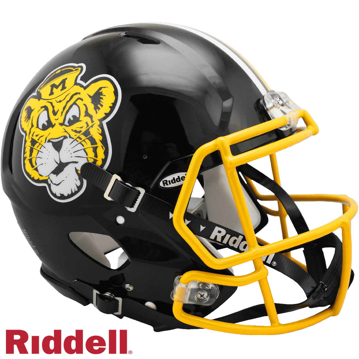 Missouri Tigers Riddell Speed Authentic Full Size Helmet - ToylandEU