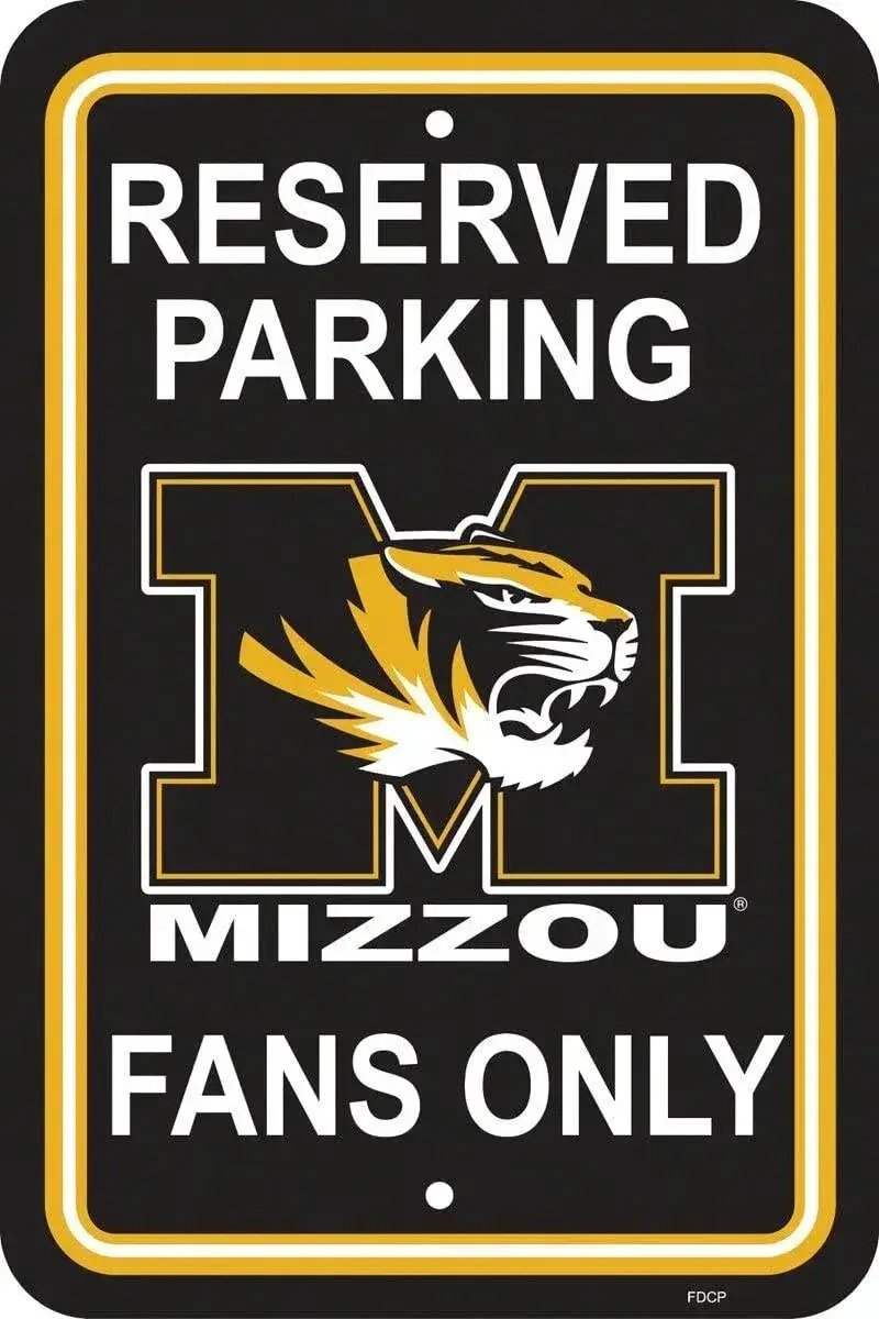 Missouri Tigers Sign 12x18 Plastic Reserved Parking Sign CO - ToylandEU