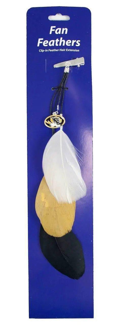  Missouri Tigers Team Color Feather Hair Clip Little Earth -  ToylandEU™