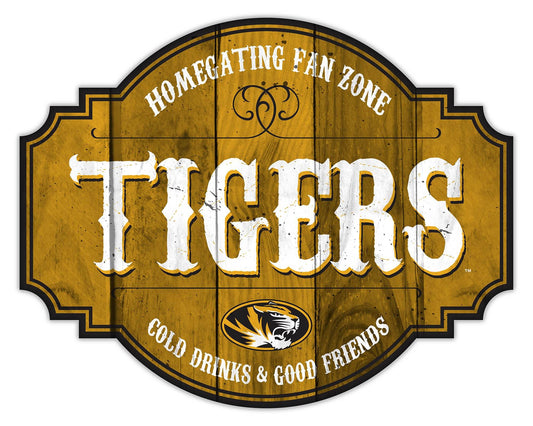 Missouri Tigers Wood Sign 12 Inch Homegating Tavern - ToylandEU