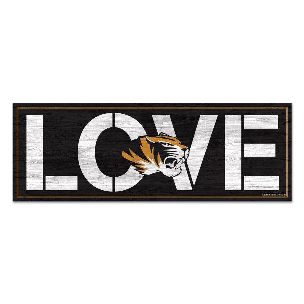 Missouri Tigers Wood Sign 8x23 Home Decor Love Sign - ToylandEU
