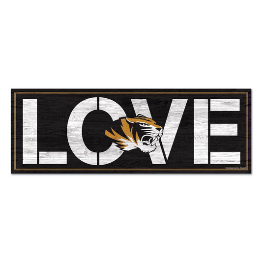 Missouri Tigers Wood Sign 8x23 Home Decor Love Sign - ToylandEU
