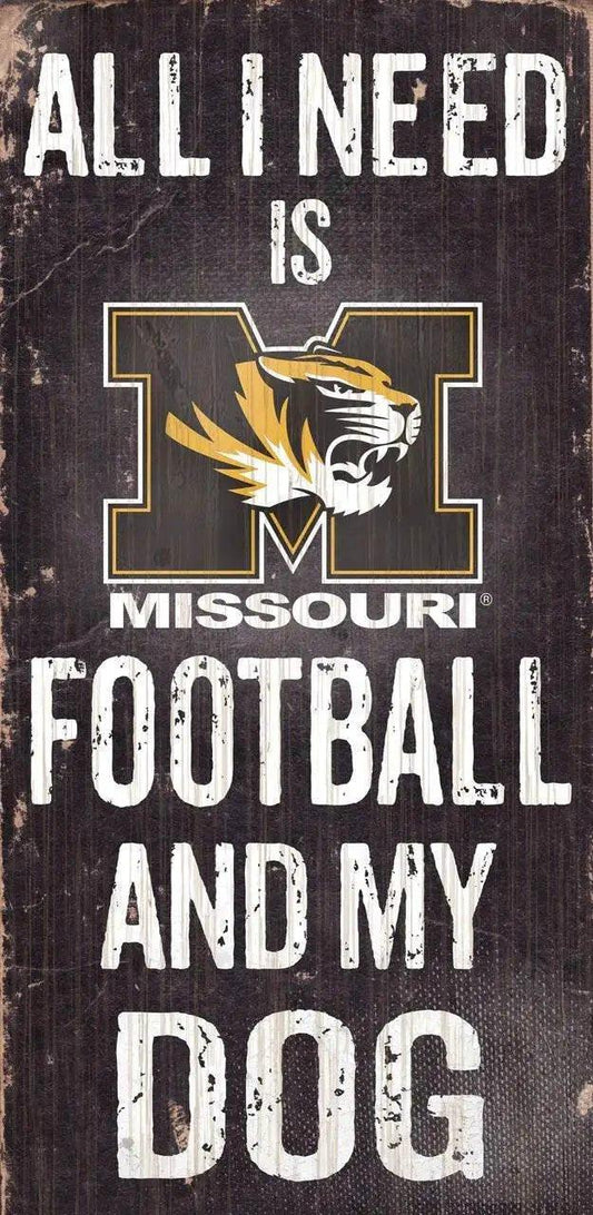  Missouri Tigers Wood Sign Football And Dog 6x12 Special -  ToylandEU™
