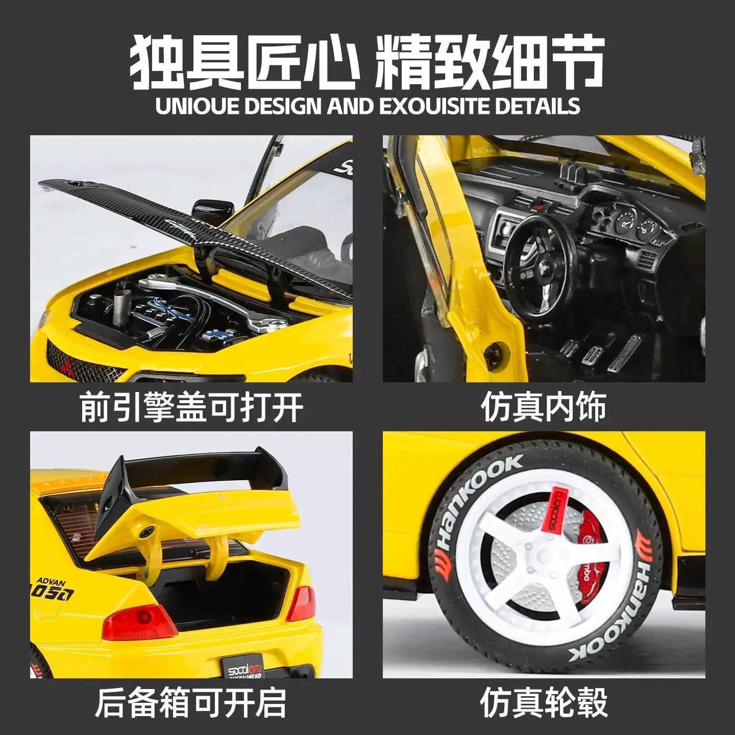  Mitsubishi EV09 1 24 Diecast Model Car Carbon Edition -  ToylandEU™