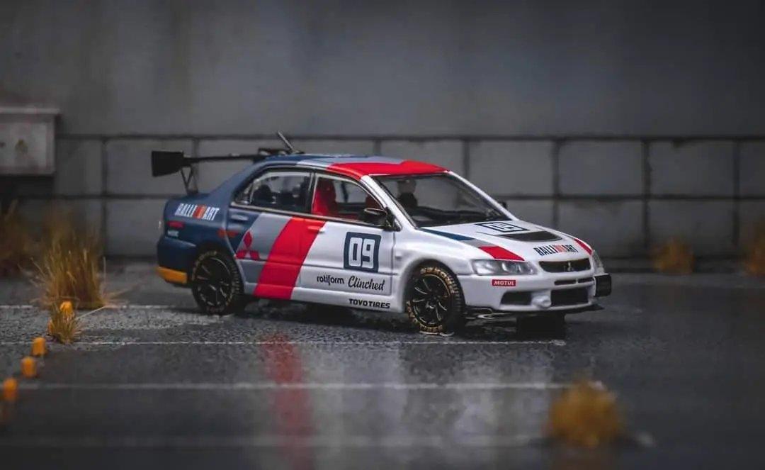  Mitsubishi Evo 9 Diecast Car Ralliart Limited 500 -  ToylandEU™