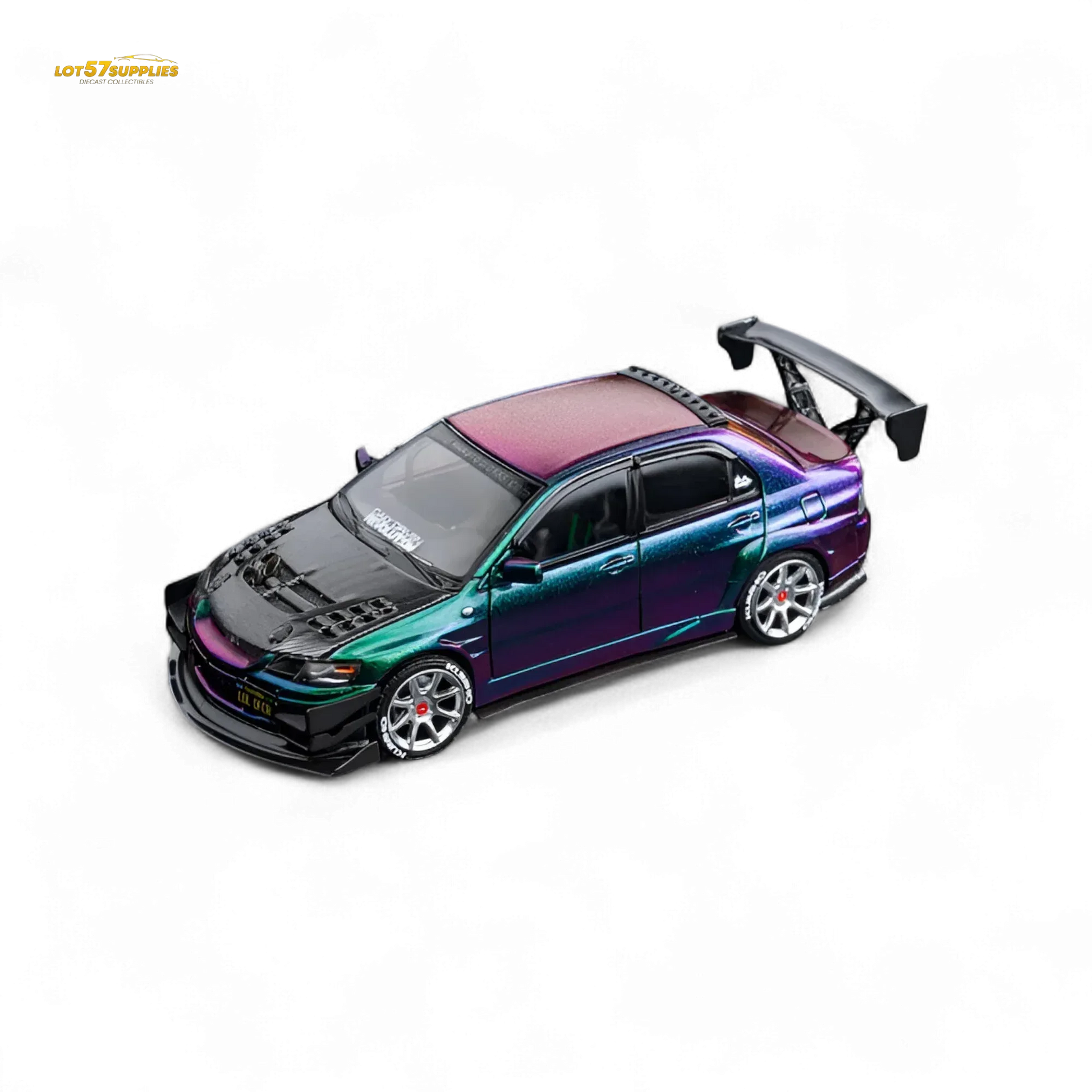 Mitsubishi Lancer Evolution IX Diecast Scale Model Openable Hood - ToylandEU