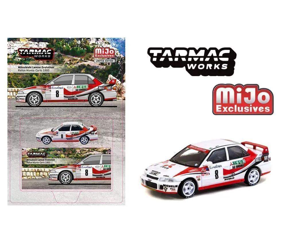 Mitsubishi Lancer Evolution Rally Monte Carlo Diecast Model MiJo Exclusive - ToylandEU