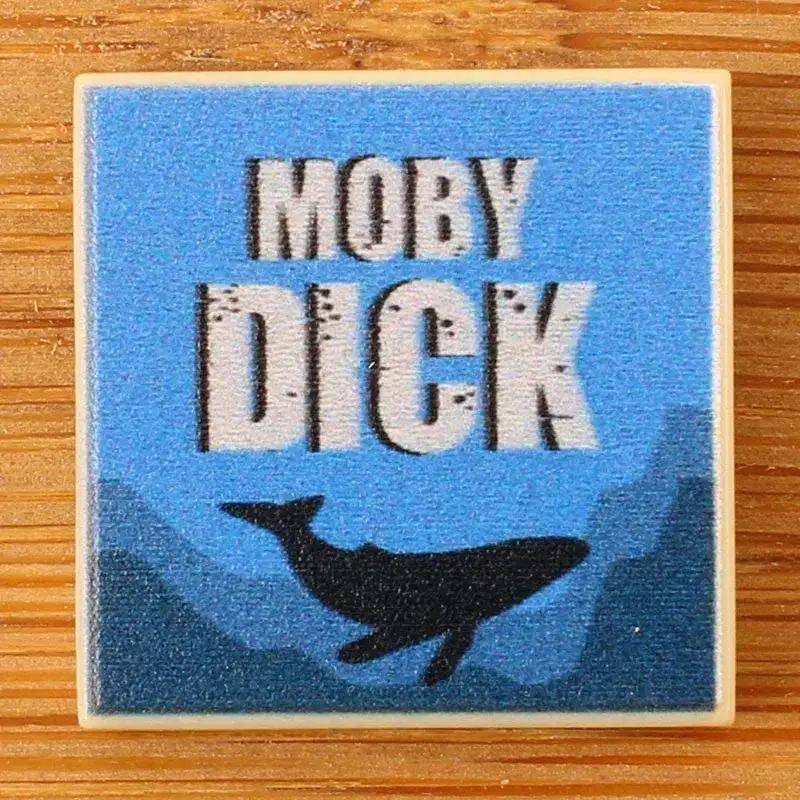 Moby Dick Custom Lego Tile Artwork for Collectors 2x2 - ToylandEU