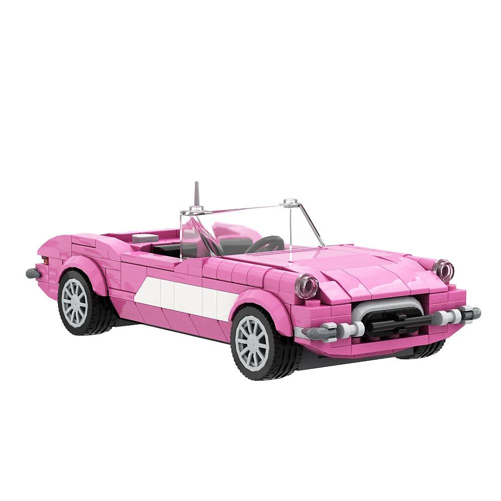 Moc 10321 Barbies Pink Corvett C1 Car Building Blocks Set - ToylandEU