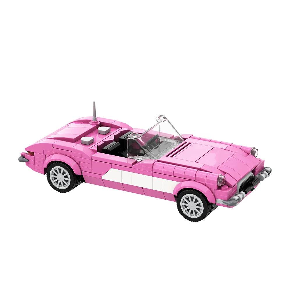 Moc 10321 Barbies Pink Corvett C1 Car Building Blocks Set - ToylandEU