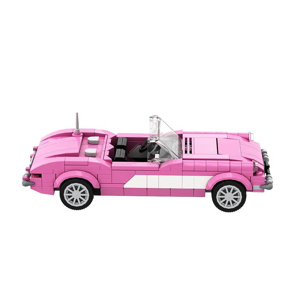 Moc 10321 Barbies Pink Corvett C1 Car Building Blocks Set - ToylandEU