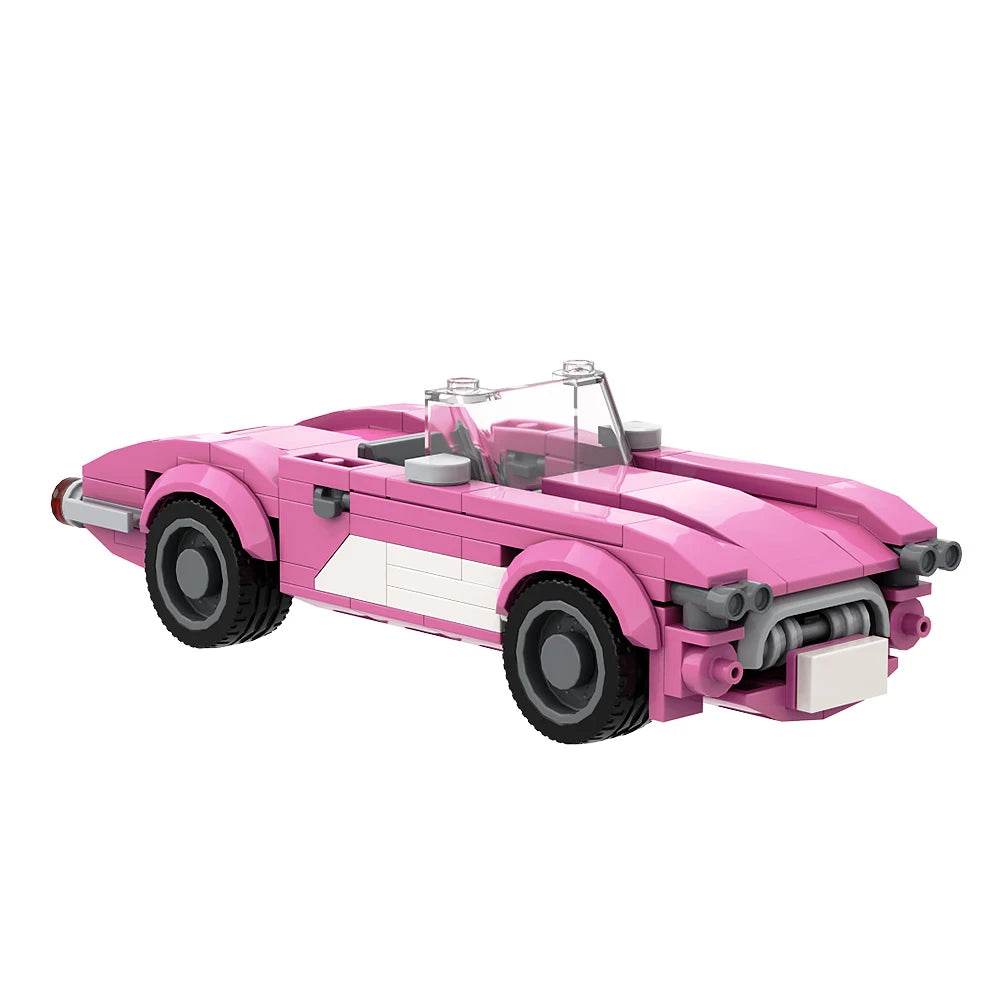 Moc 10321 Barbies Pink Corvett C1 Car Building Blocks Set - ToylandEU