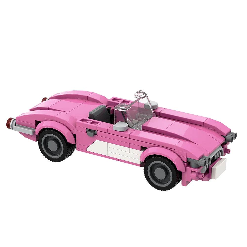 Moc 10321 Barbies Pink Corvett C1 Car Building Blocks Set - ToylandEU