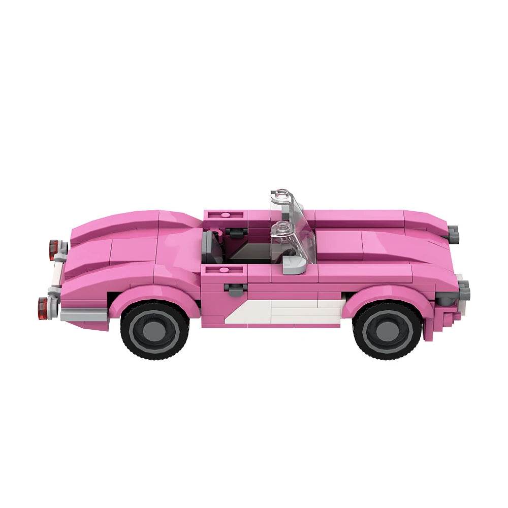 Moc 10321 Barbies Pink Corvett C1 Car Building Blocks Set - ToylandEU