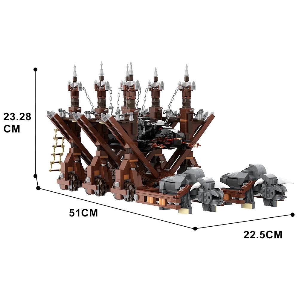 Moc Battering Ram Grond Building Blocks Lord of the Rings Set - ToylandEU