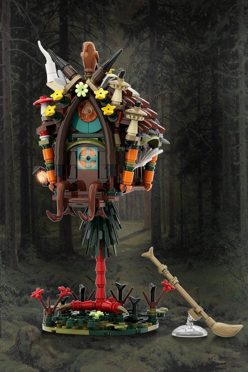 Moc Brickheadz Baba Yaga Hut Building Blocks Building Bricks MOC Gift - ToylandEU