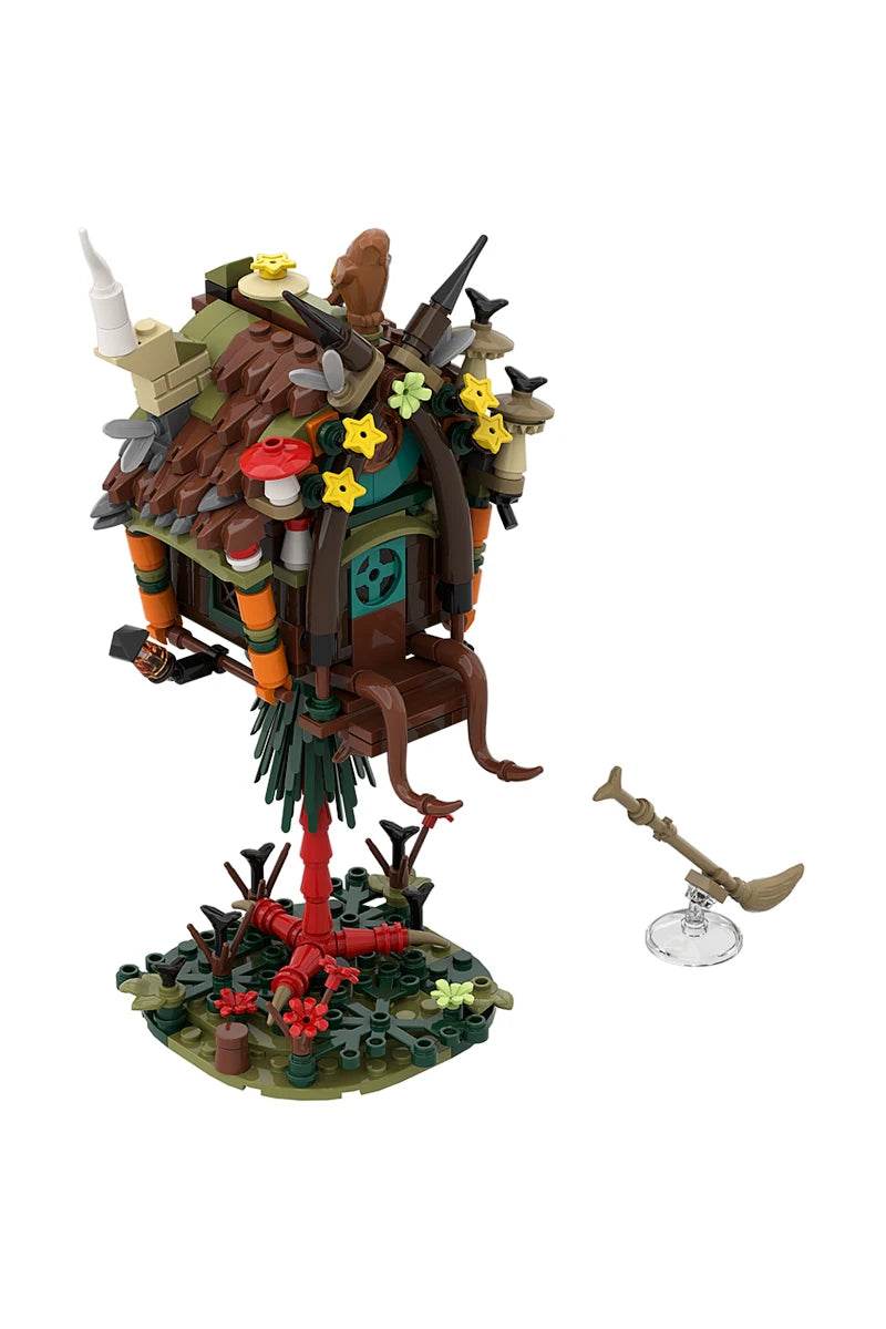 Moc Brickheadz Baba Yaga Hut Building Blocks Building Bricks MOC Gift - ToylandEU