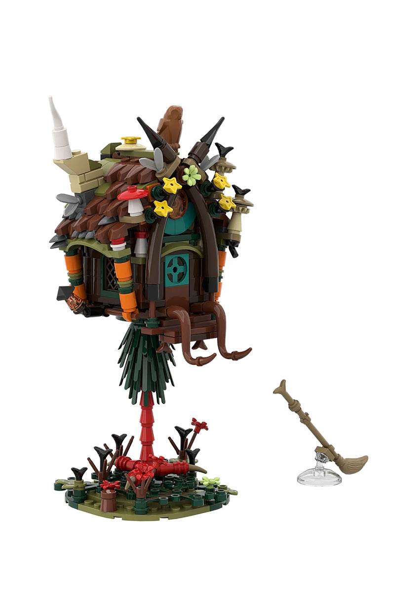 Moc Brickheadz Baba Yaga Hut Building Blocks Building Bricks MOC Gift - ToylandEU