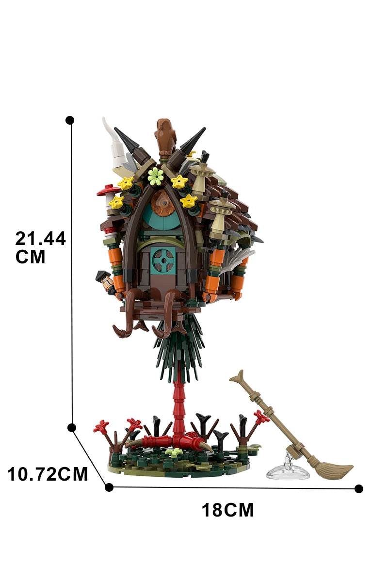 Moc Brickheadz Baba Yaga Hut Building Blocks Building Bricks MOC Gift - ToylandEU