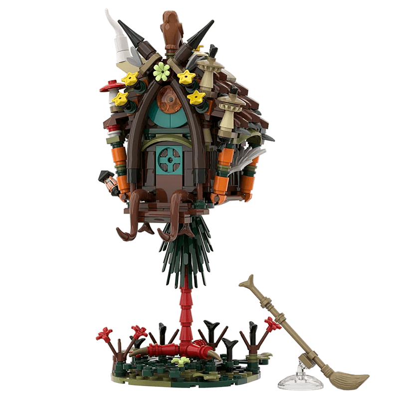 Moc Brickheadz Baba Yaga Hut Building Blocks Building Bricks MOC Gift - ToylandEU