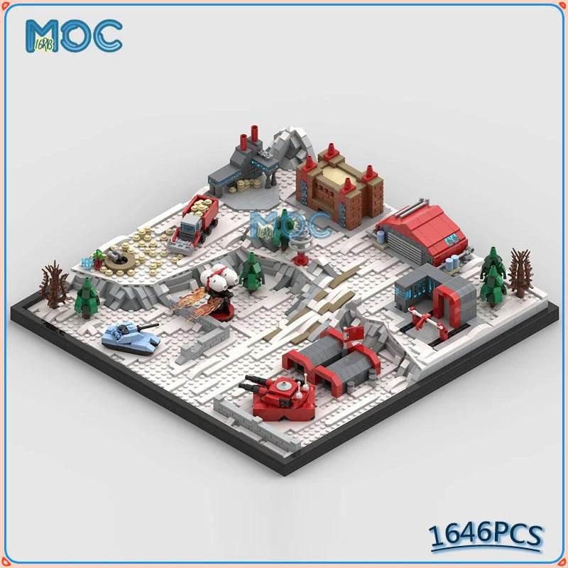Moc Building Blocks C&C Red Alert Soviet Base 1646PCS Building Bricks MOC - ToylandEU