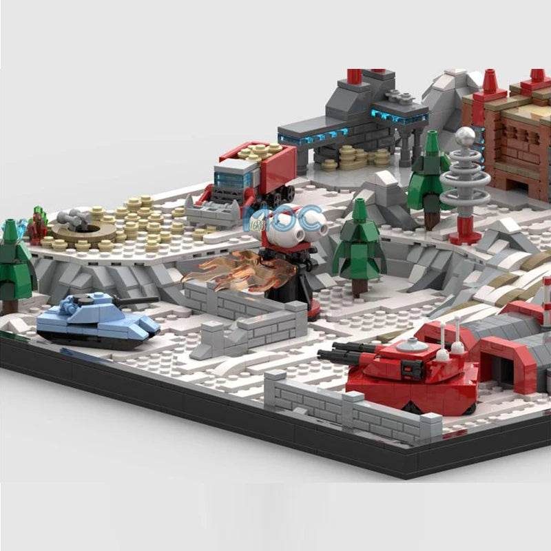 Moc Building Blocks C&C Red Alert Soviet Base 1646PCS Building Bricks MOC - ToylandEU