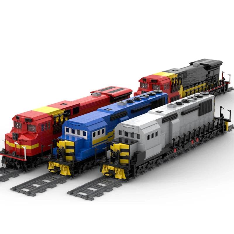 Moc Building Blocks Locomotive Train Model DIY Assembly Toys Building Bricks MOC - ToylandEU