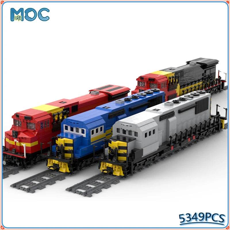 Moc Building Blocks Locomotive Train Model DIY Assembly Toys Building Bricks MOC - ToylandEU